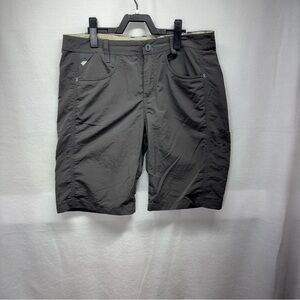 Patagonia Womens Gray Nylon Hiking Outdoor Shorts Size 6